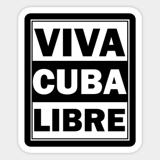 Viva Cuba Libre Sticker